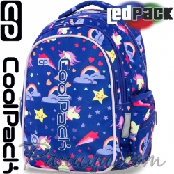 Cool Pack LED Светеща ученическа раница Joy M Unicorns A20208